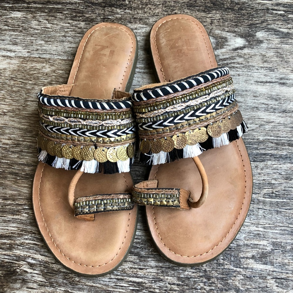 Z&L Embellished Boho Sandals